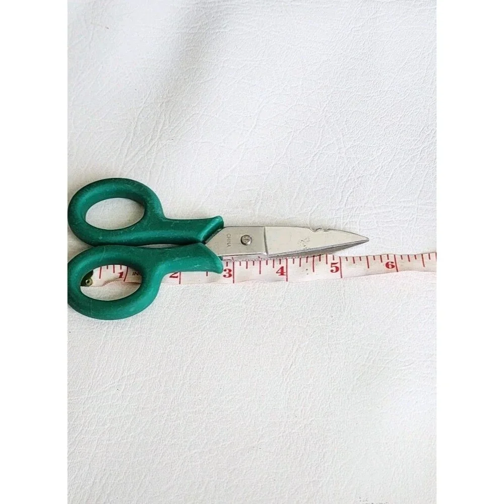 Commercial Electric Multi Purpose Home Household Green Soft Grip Handle Scissors